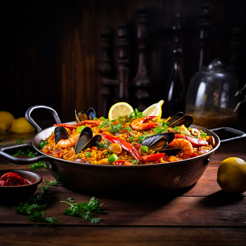 Seafood Paella